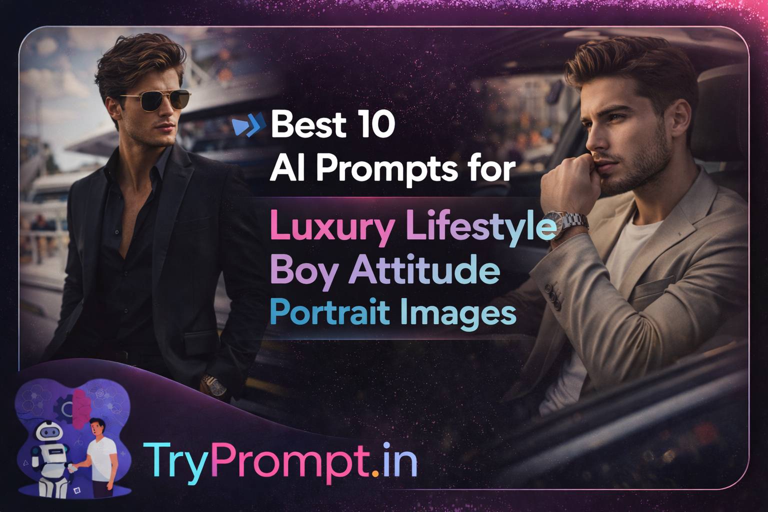 Best 10 AI Prompts for Luxury Lifestyle Boy Attitude Portrait Images