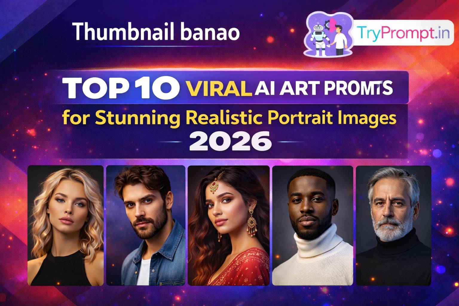 Top 10 Viral AI Art Prompts for Stunning Realistic Portrait Images 2026