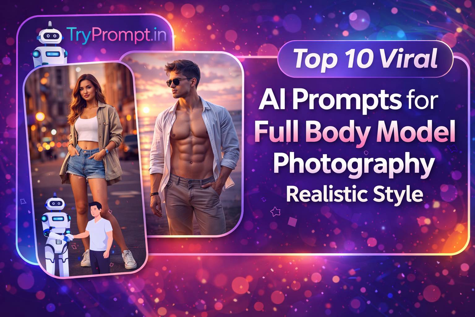 Top 10 Viral AI Prompts for Full Body Model Photography Realistic Style